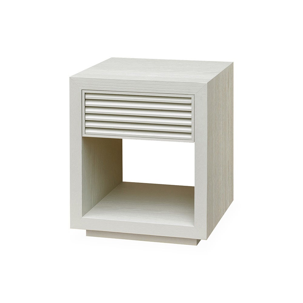 Artwood, HAYDEN sengebord i egefiner-Ivory mist