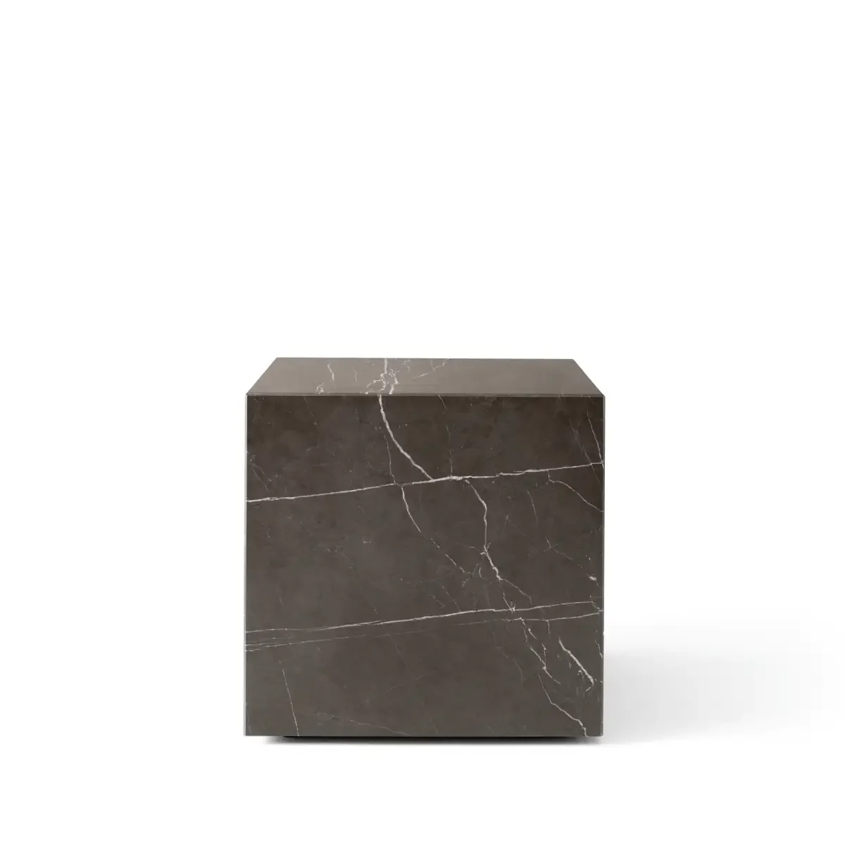 Plinth Bord i marmor, grå, Kendzo