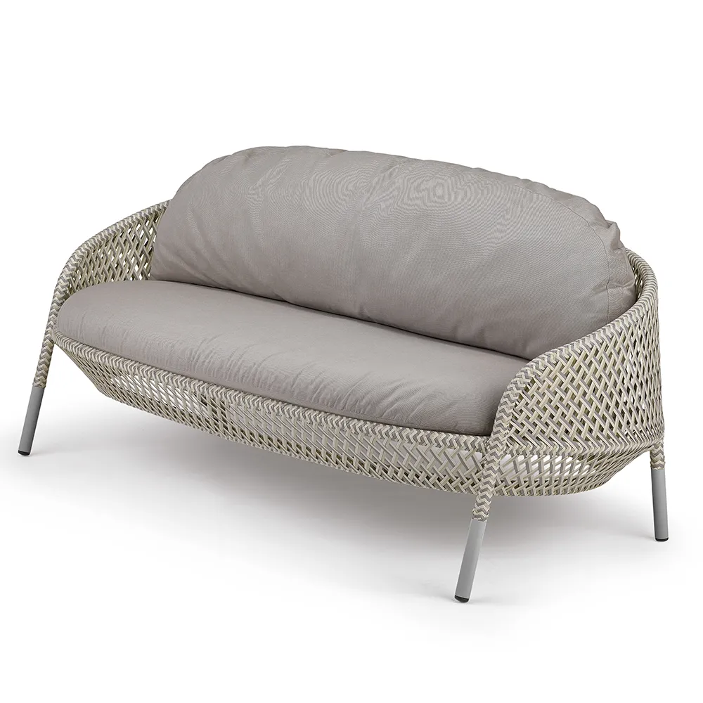 Dedon, AHNDA 2-personers sofa ABR lipari 0304 white quartz 0106