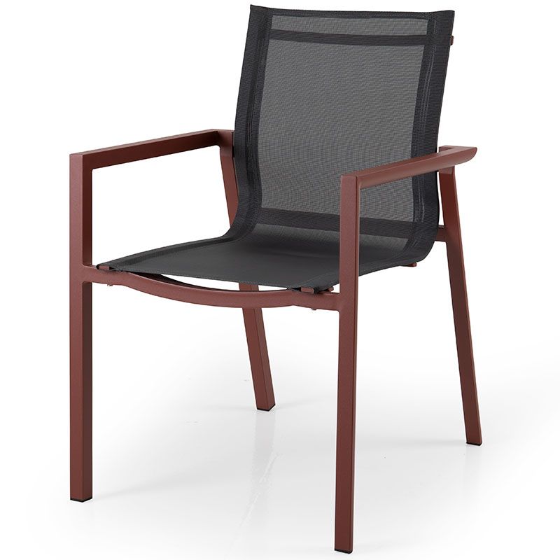 Delia stabelstol paprika - Havestole - Brafab - Enggården Havemøbler