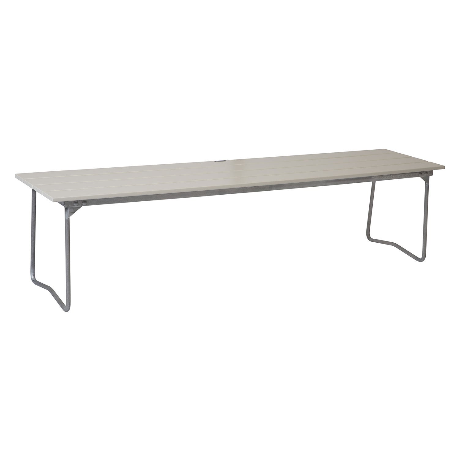 Grythyttan Stålmöbler, Bænk 9 Hvidlakeret Eg Grythyttan Stålmöbler