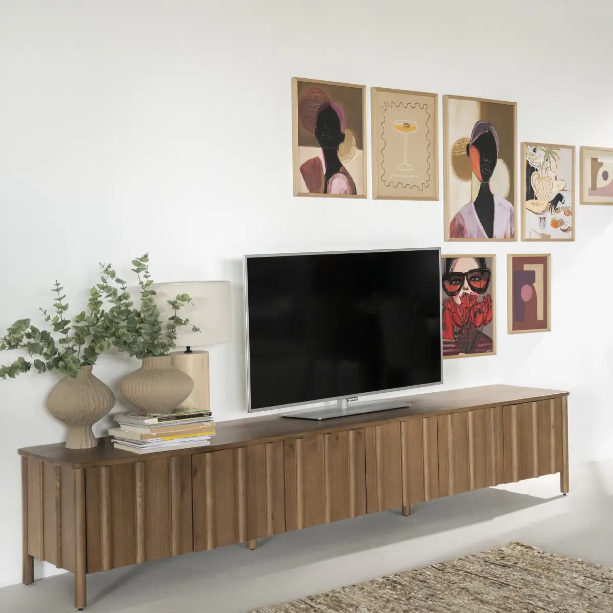 Jake 6 drs. TV-skab - brun
