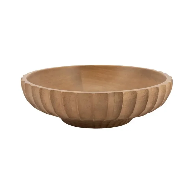 Yori small Skål 19x19x6 cm Mangotræ Brun