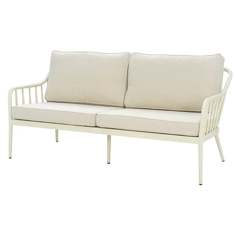 Coleville 3-pers. sofa  Pearl white / Dot beige