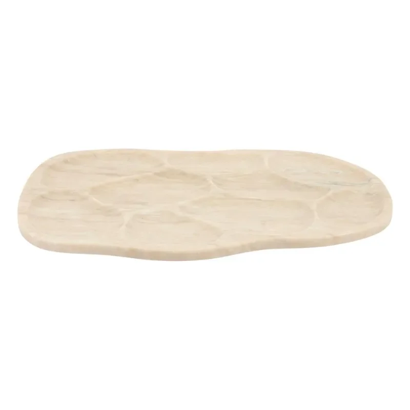 By-Boo, Ishi large 60x40x3 cm marmor beige