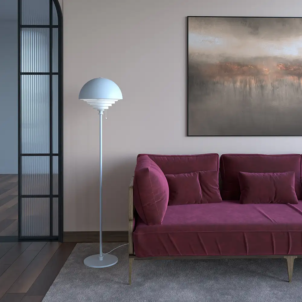 Motown gulvlampe sort E27