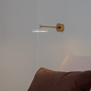 Asteria Wall Kort væglampe Ø15 cm Pearl White