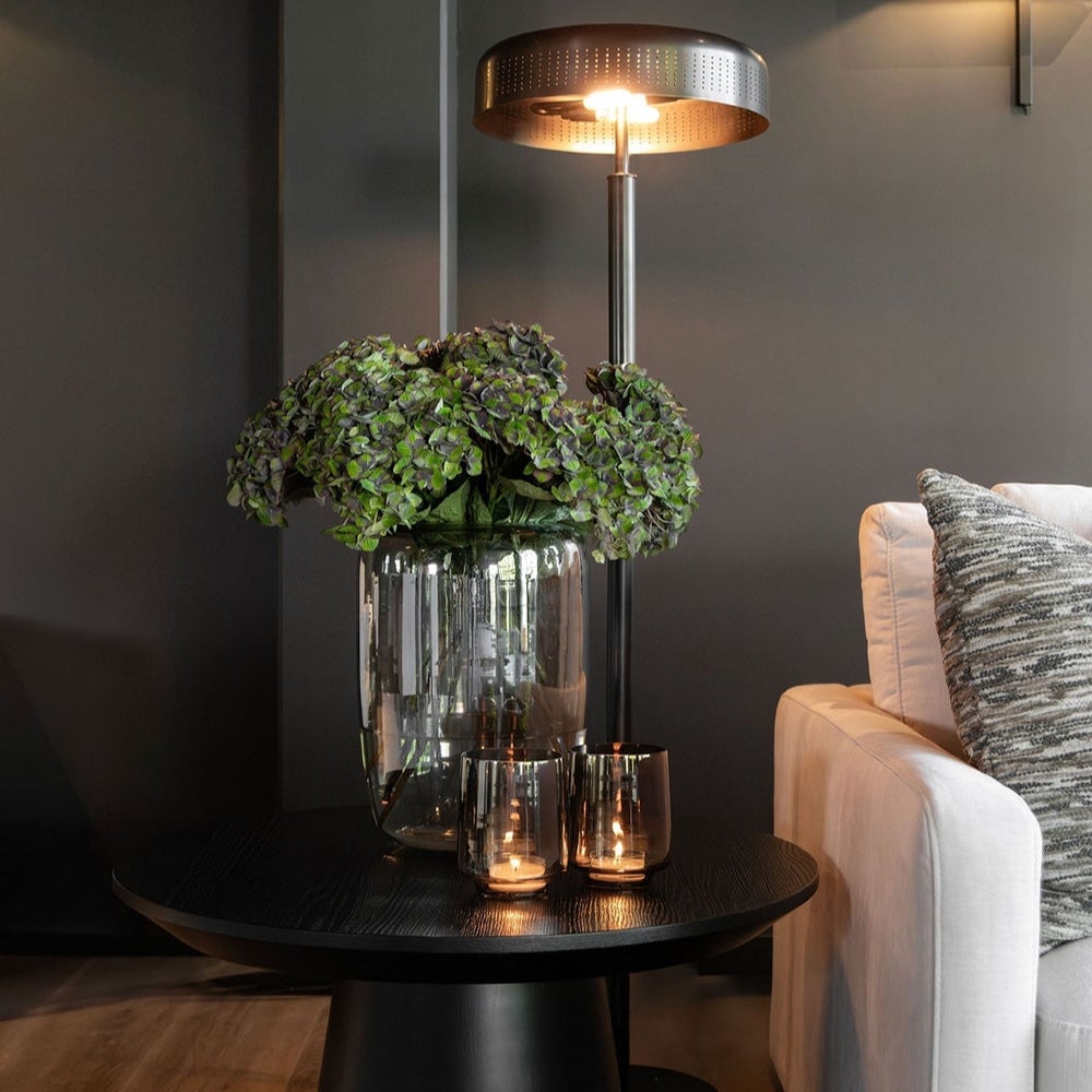 Reef vase i mundblæst glas Ø28 cm Smoke Brown