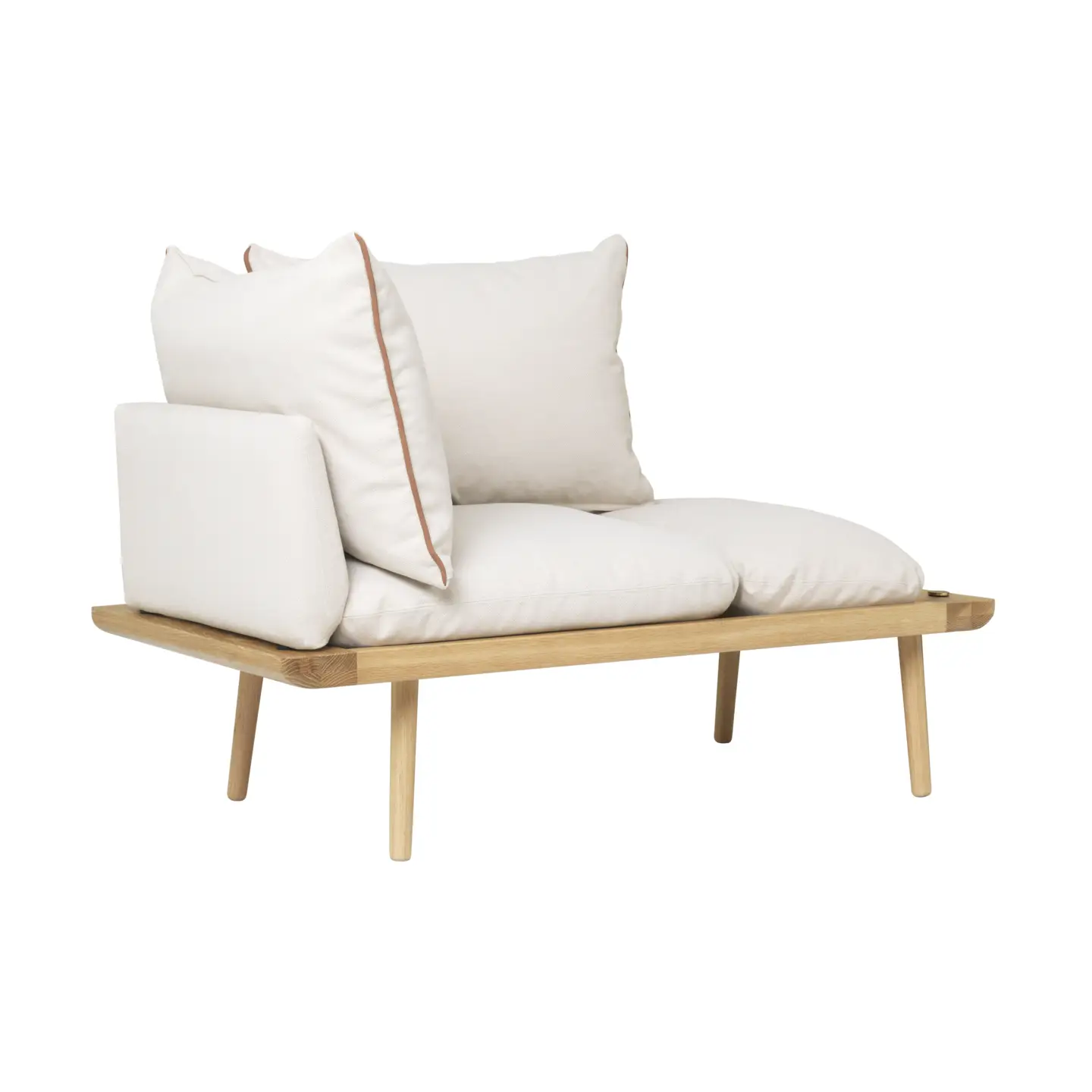Lounge Around 1,5-personers sofa Oak/White Sands