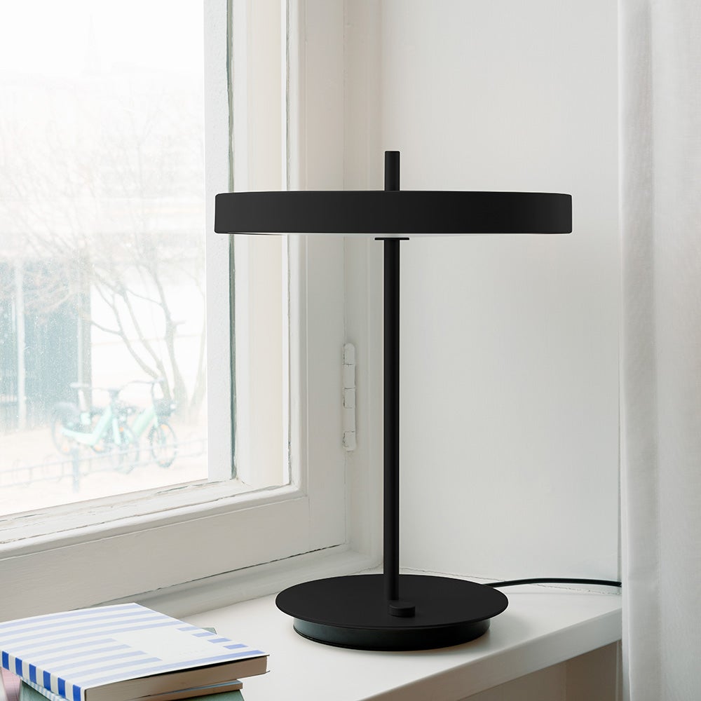 Asteria table Bordlampe Ø31 cm Black/Black Stem