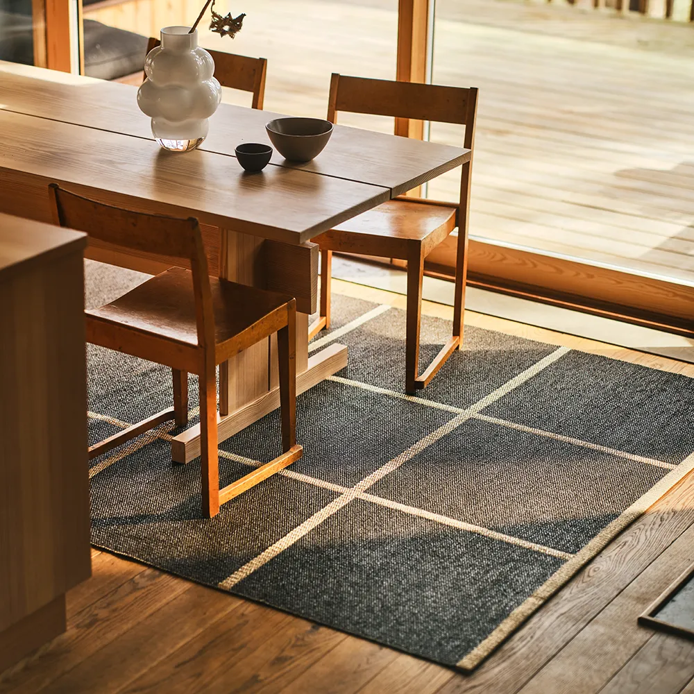 Vævet Tæppe Criss Dark Brown 180x260 cm