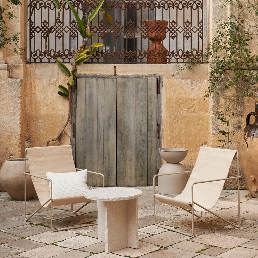 Desert Lounge Lænestol Cashmere/Cloud