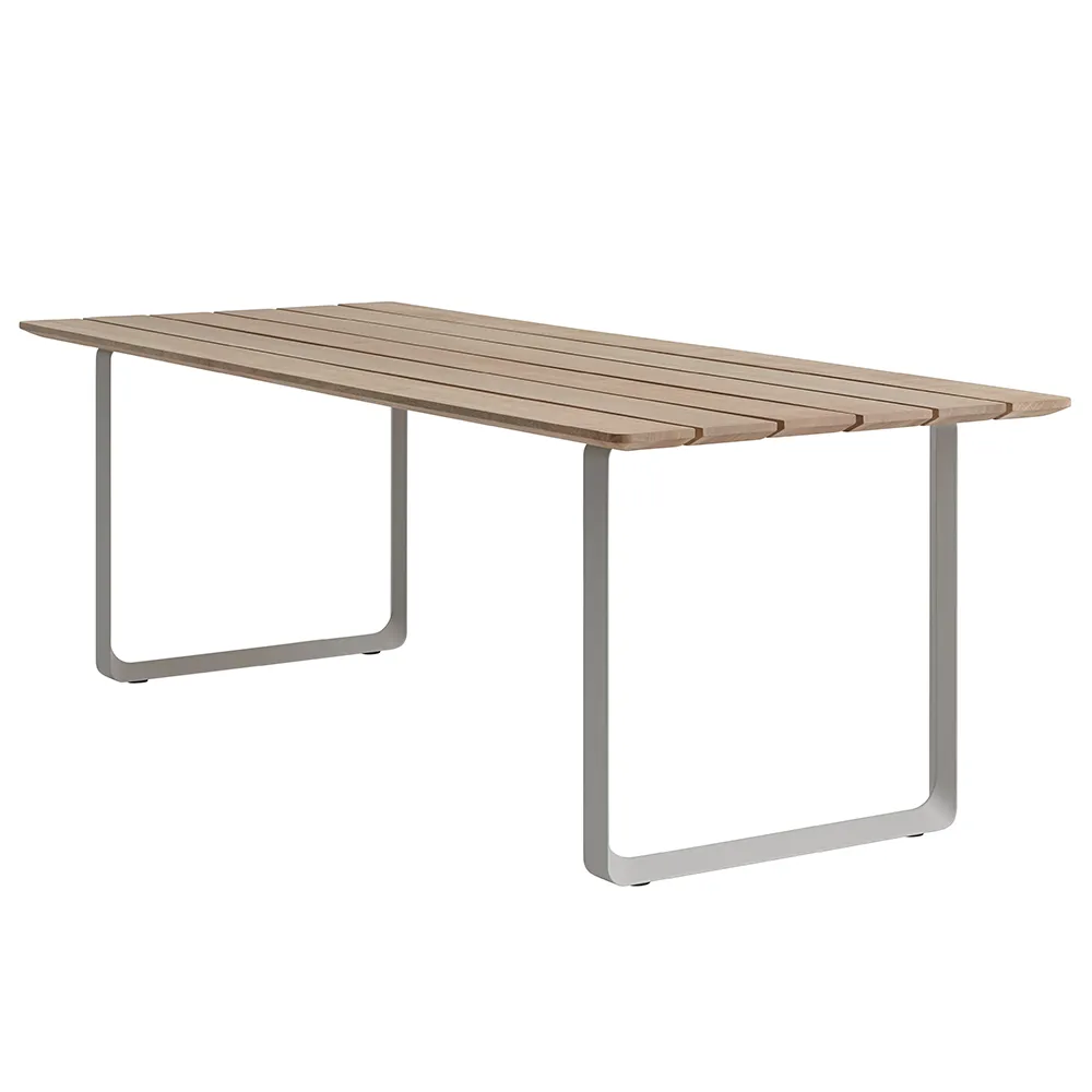 70/70 Spisebord 225x90 cm Sapele Mahogany/Grey