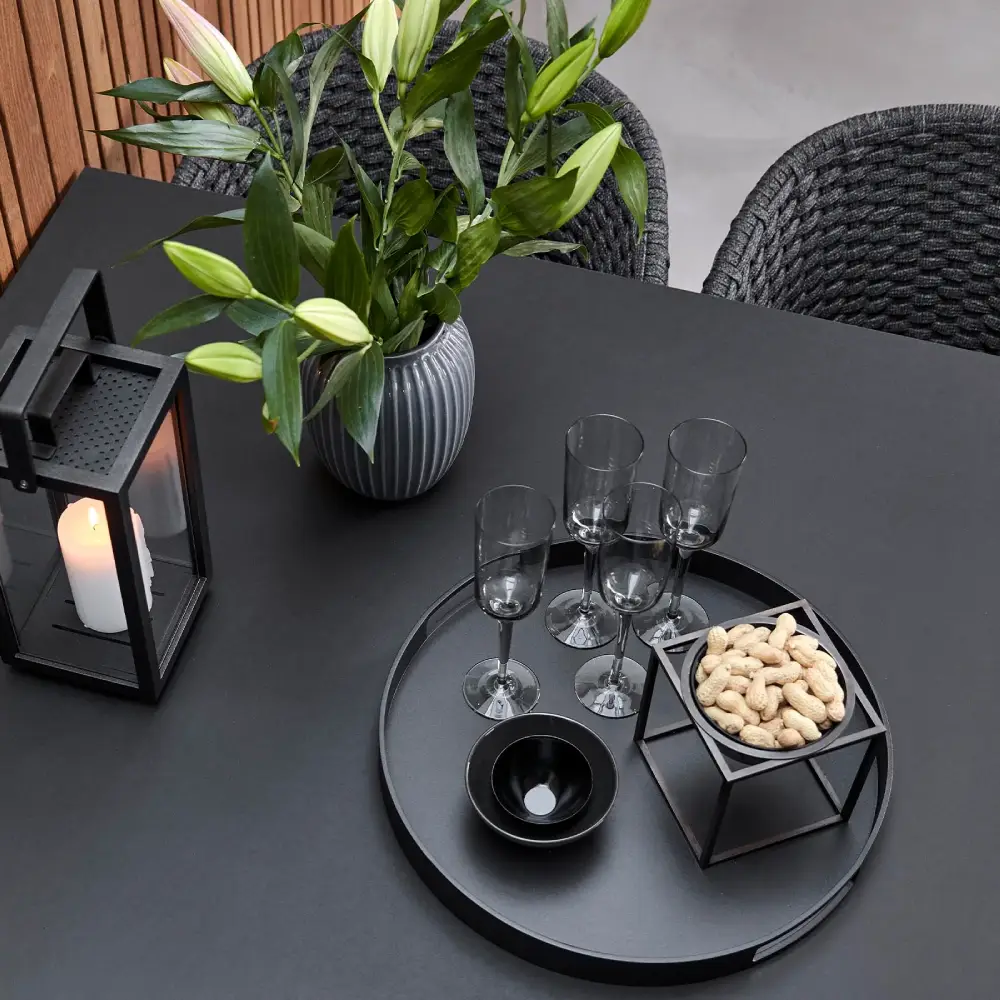 Club bakke 44 cm Lava grey aluminium