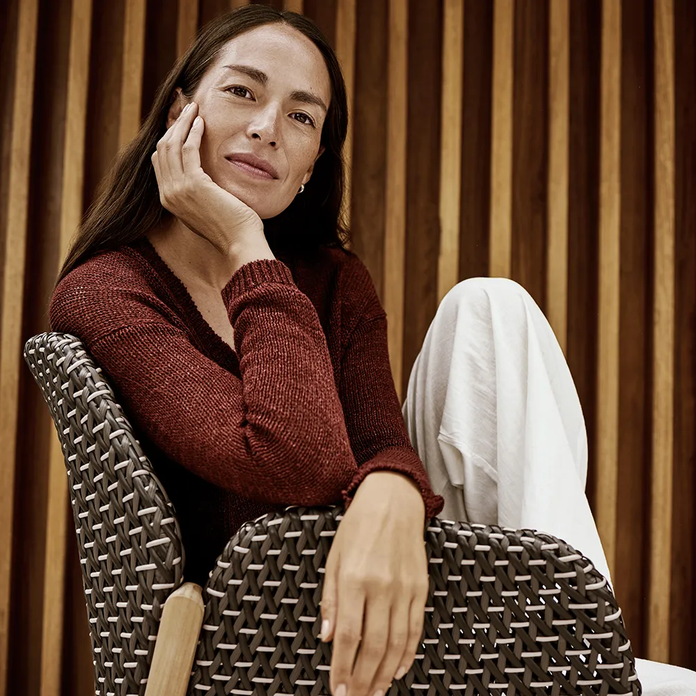 CALADIO lænestol DF3 teak 0205 salak 0240