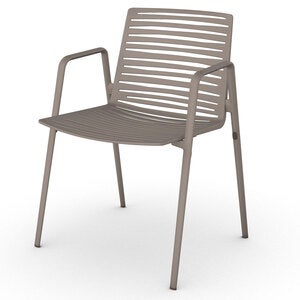 Zebra lænestol Pearly Gold