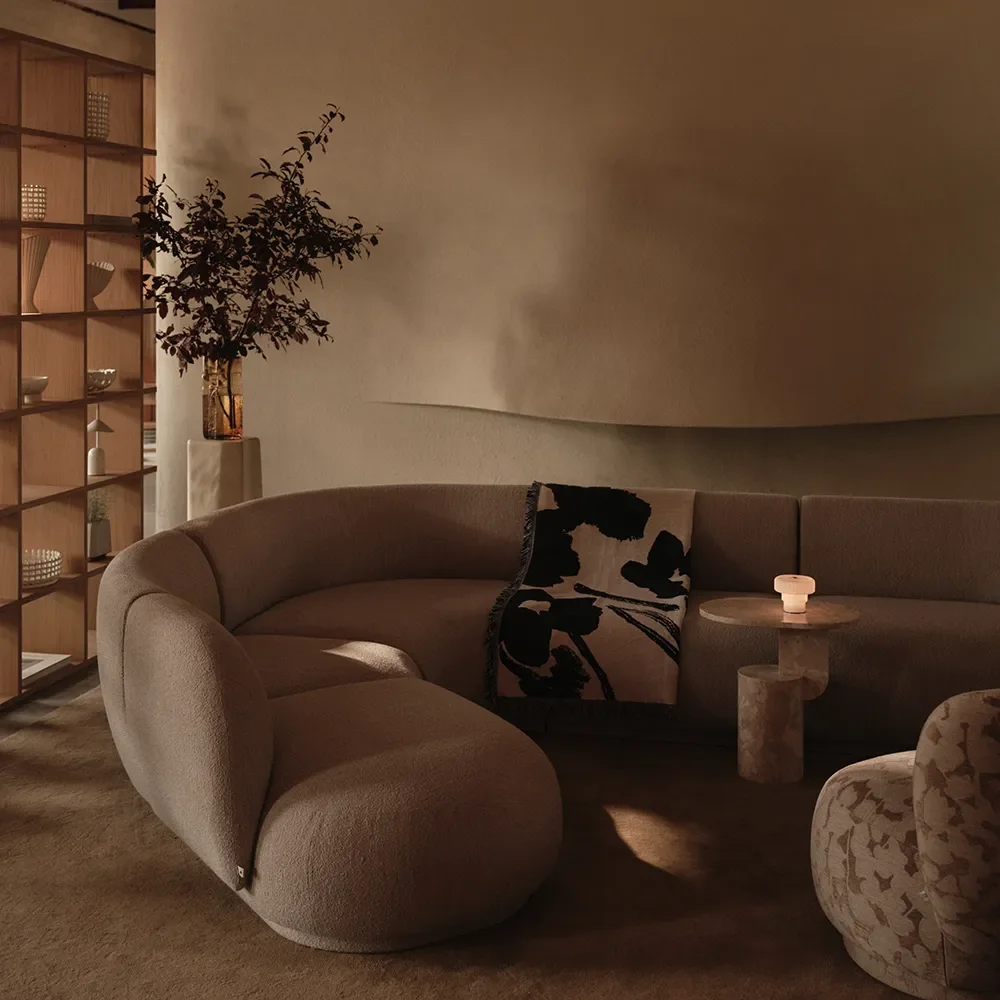 Tæppe i økologisk bomuld Cilla