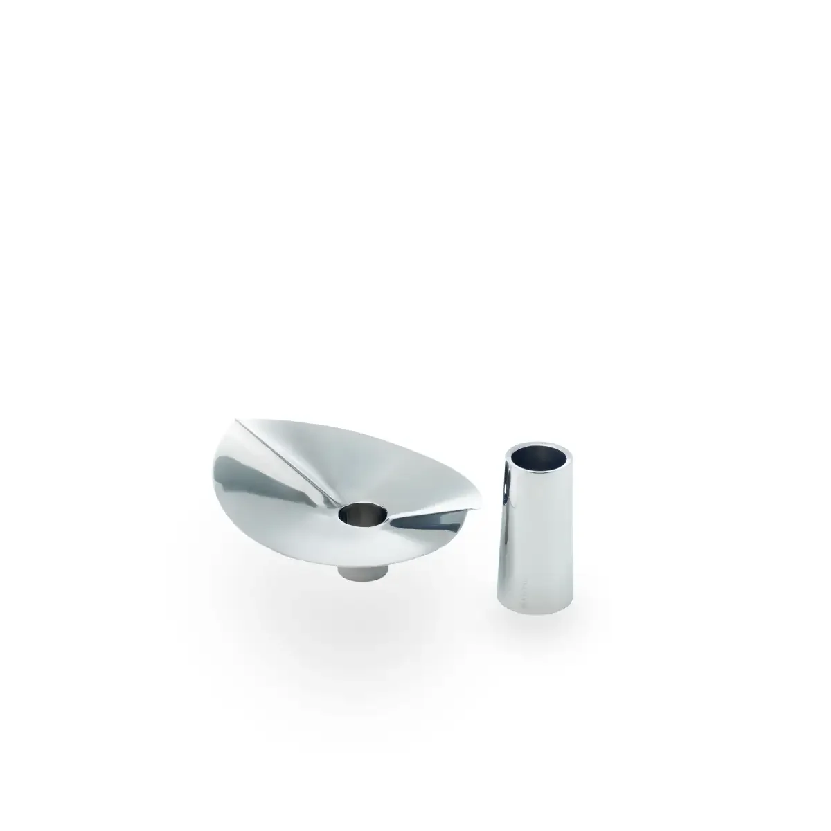 Löv Mini Ø12xH10 cm Rustfrit stål Klong
