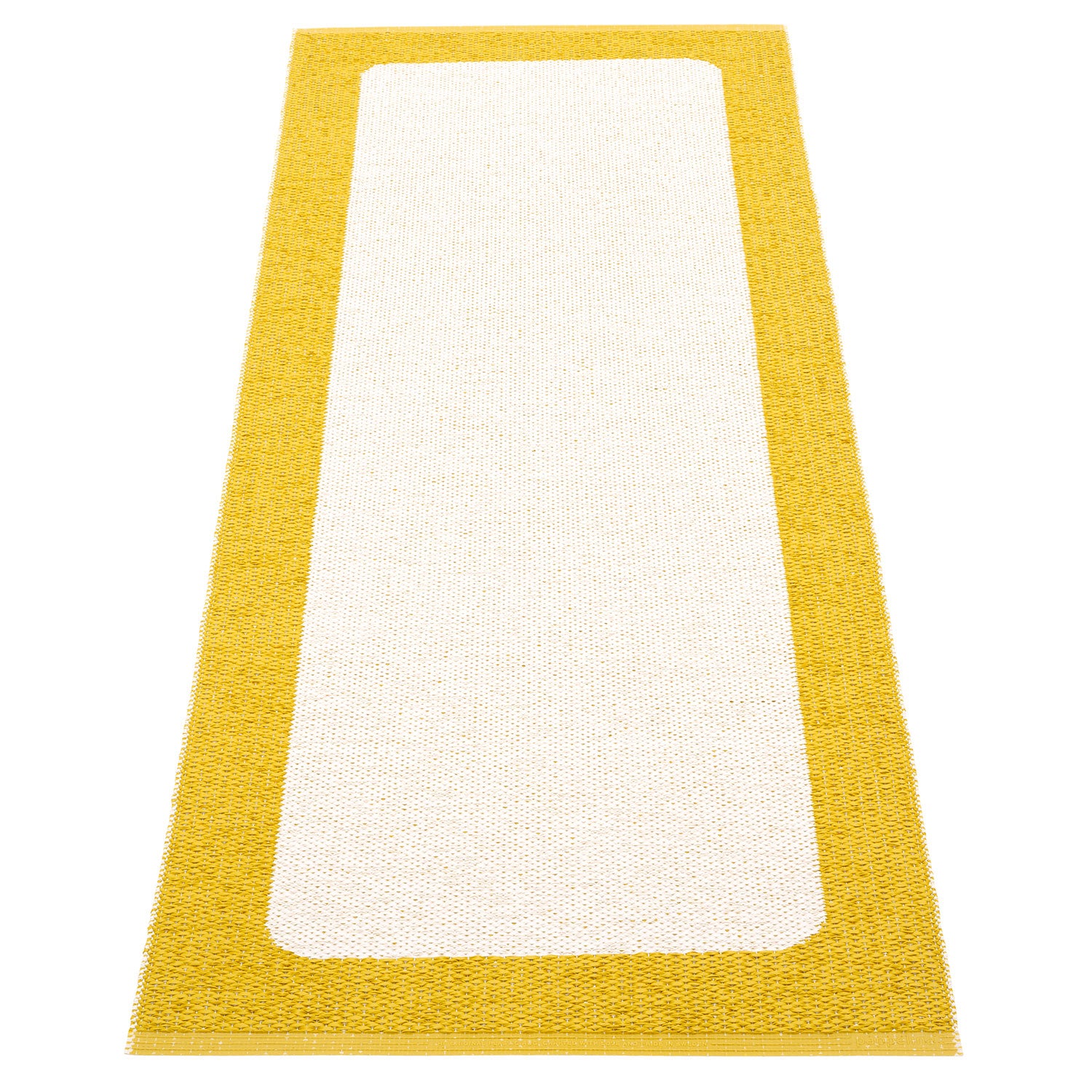 Pappelina, Ilda tæppe 70x180 cm mustard / vanilla