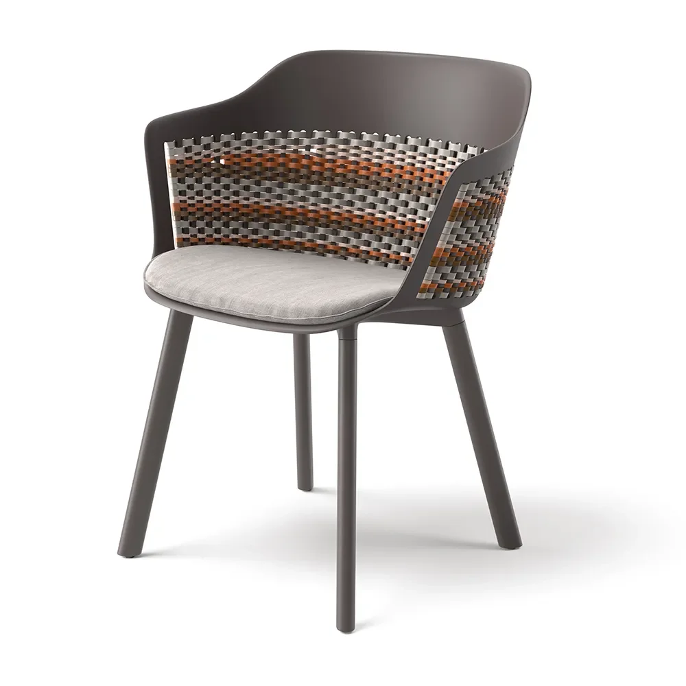 MYMI lænestol w/ aluminum ben DE1 black pepper 0317 black pepper 0317