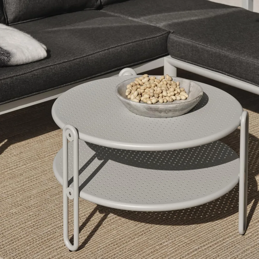 Blixt Sofabord 65 cm Light Grey