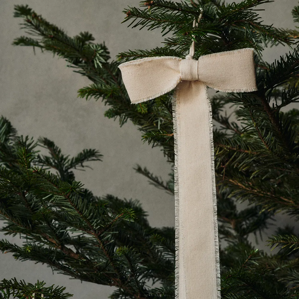Håndlavede Juletræsdekorationer Bow 2 stk