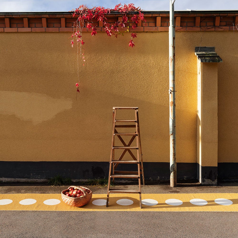 Vera tæppe 70x375 cm ochre / vanilla 