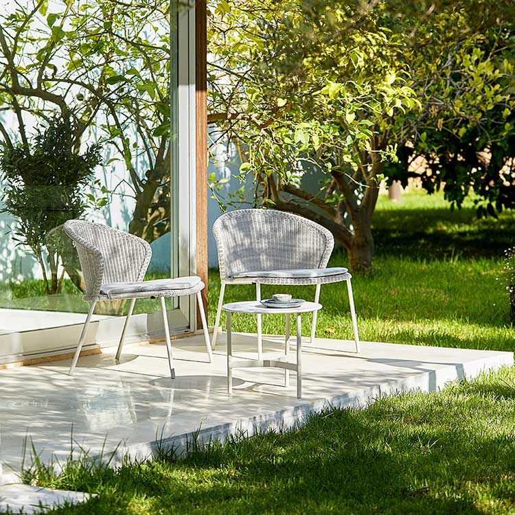 Twist sidebord/sofabord Hvid 