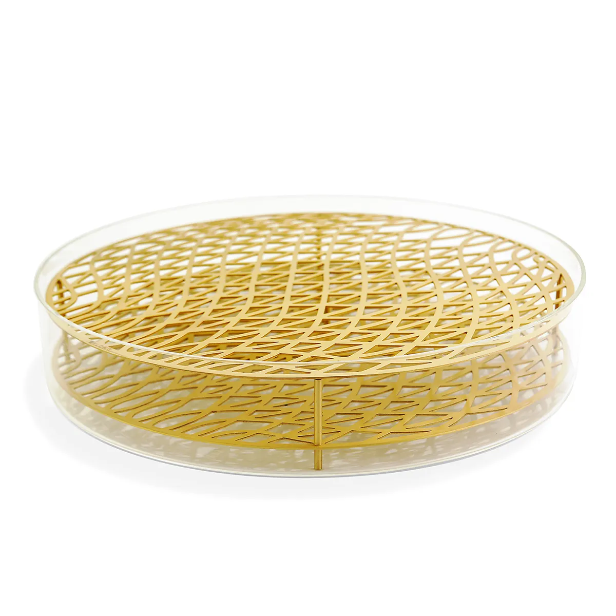 Klong, Äng Mega Brass Ø40xH7 cm Messing, Glas Klong