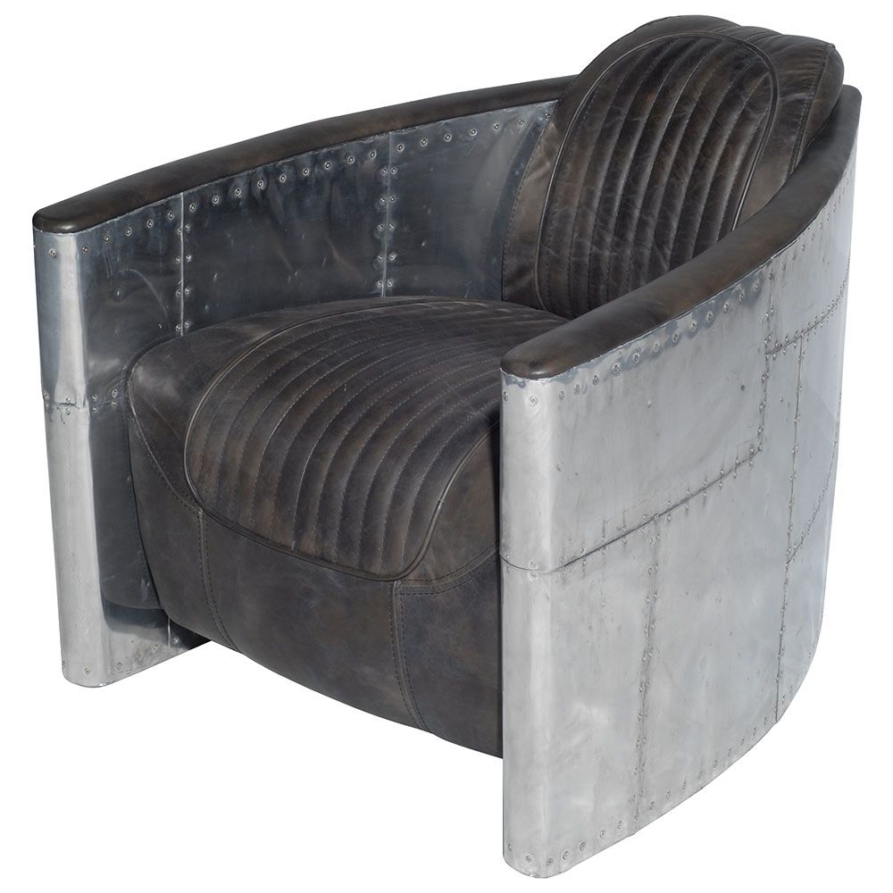 Artwood, Tomcat Aviator lænestol Black Spitfire