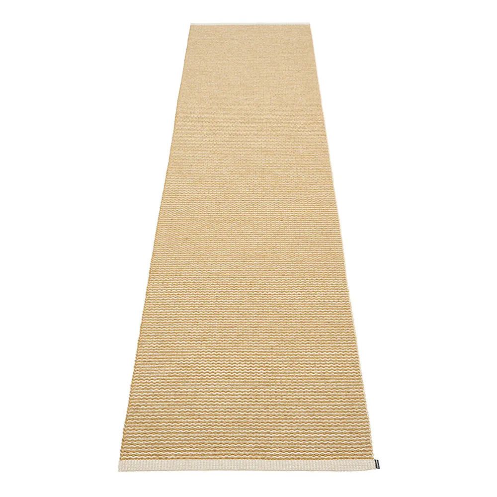 Pappelina, Mono Ochre / Cream tæppe 70 x 300 cm