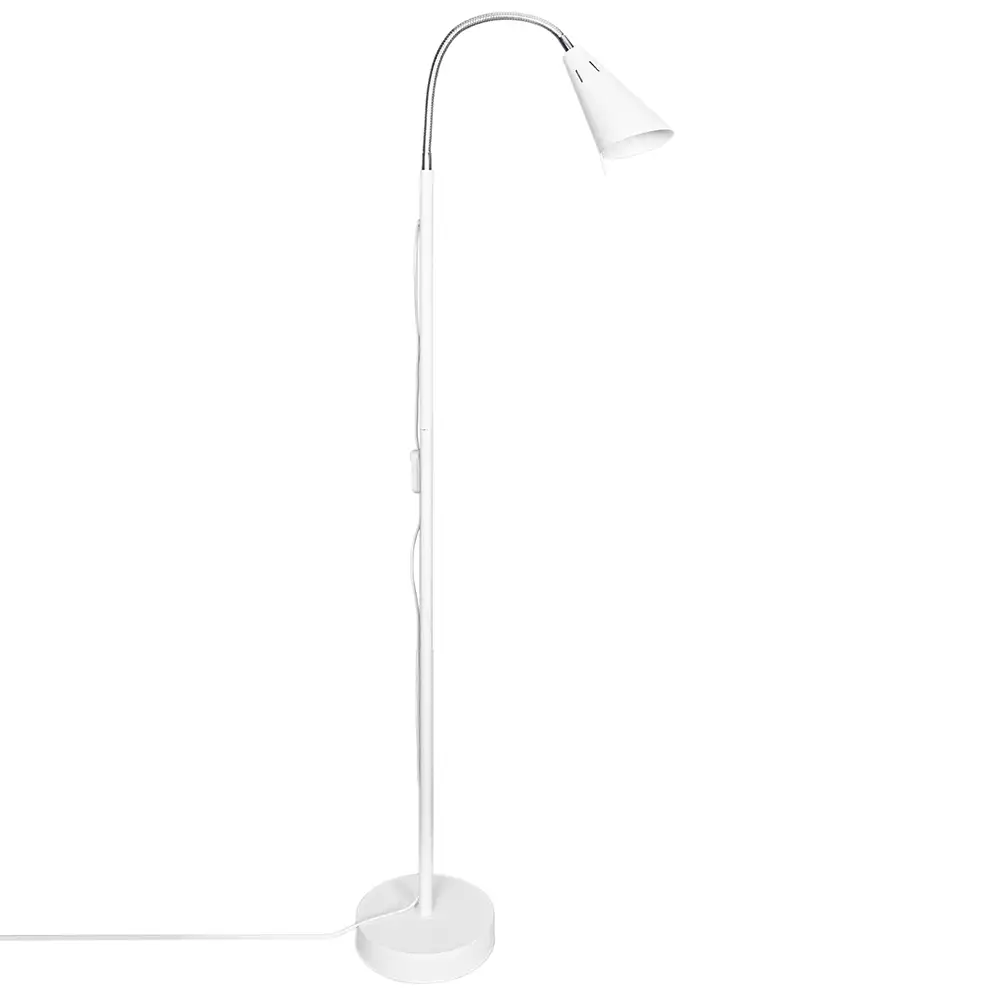 Bedste gulvlampe, højde 140 cm, sandhvid, metal, E14 – By Rydéns Best - Stue - Moderne - Med én lyskilde