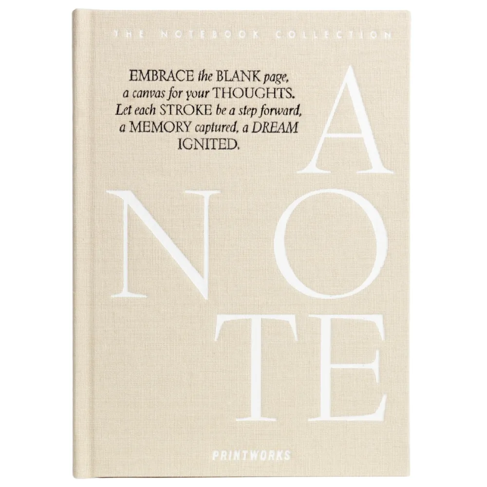 Printworks, Notesbog - Bare en note, beige
