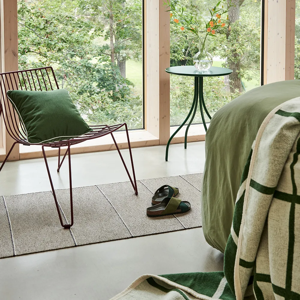 Lea tæppe Potato/Dark Brown/Vanilla 70 x 225 cm