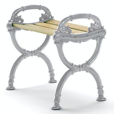 Byarum skammel ender: natur / træ: imprægneret fyrretræ