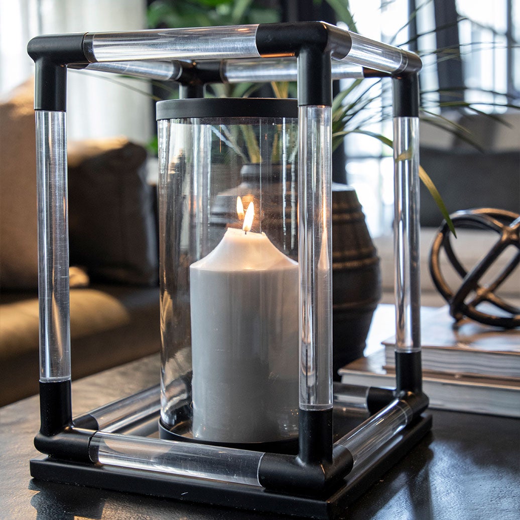 Baltimore Lanterne Sort L Artwood