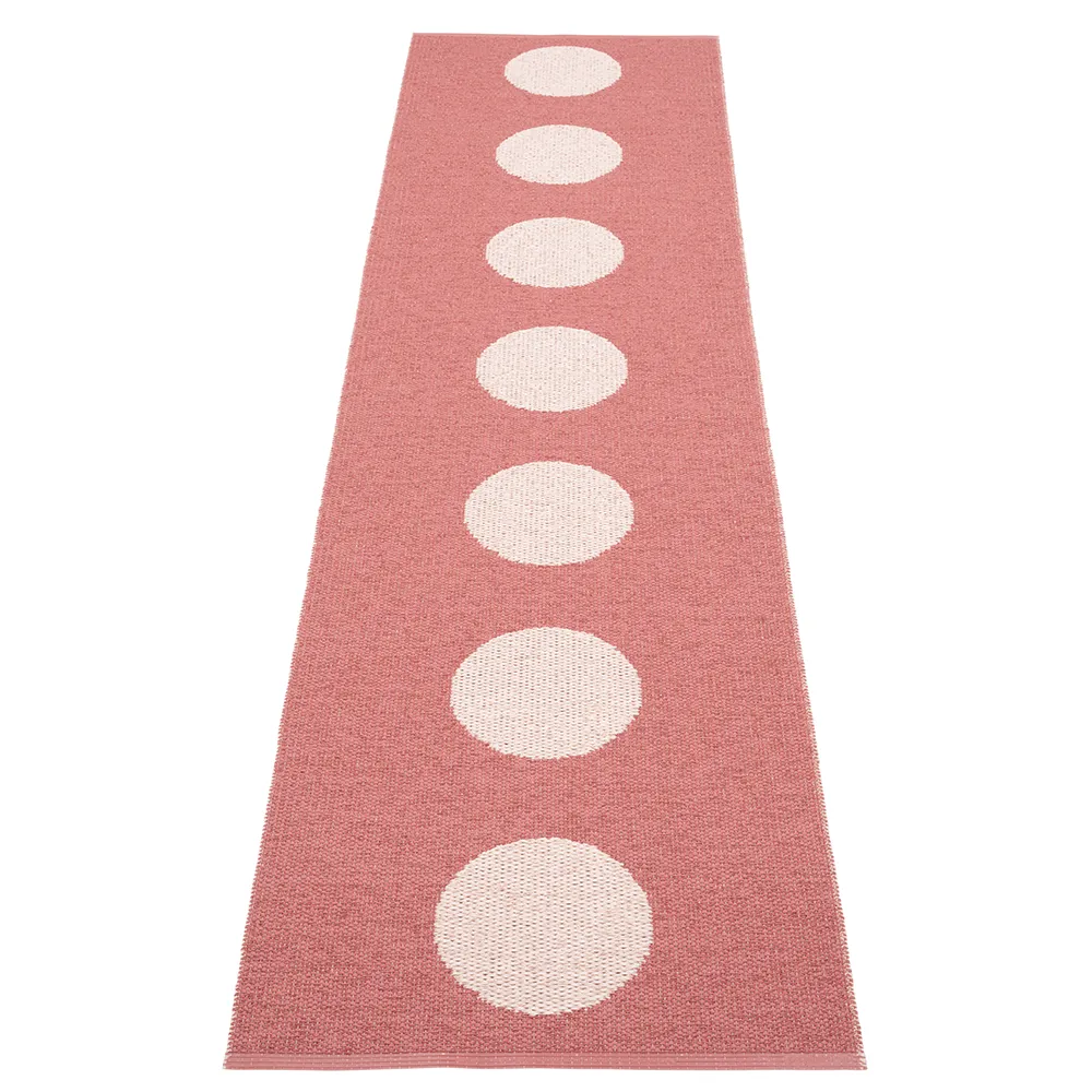 Pappelina, Vera Pop tæppe Blush/Pearl Pink 70 x 280cm