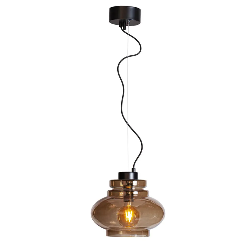 Dolores loftlampe Ø30 cm cognac