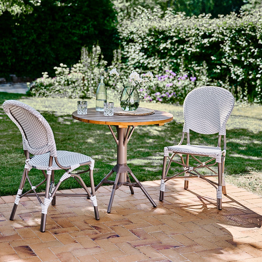  Isabell stol grå m/hvid prik