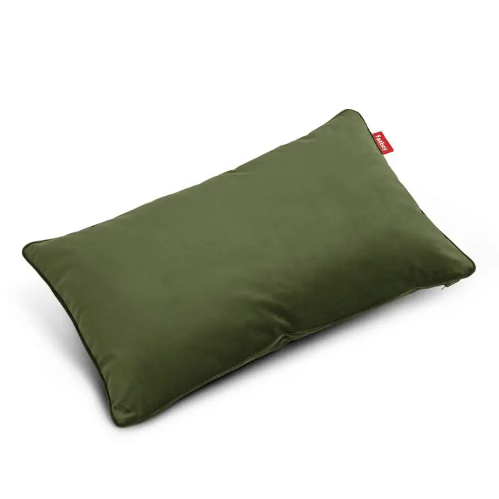 Fatboy, recycled king dekorativ pude velvet deep green