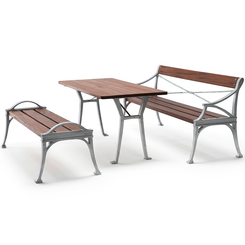 Seriff bord 73x130 cm natur/sort