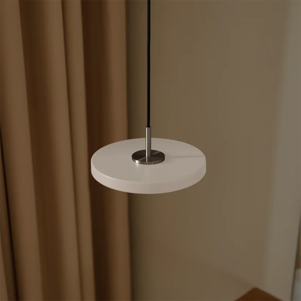 Asteria Micro Loftlampe Ø15 cm Pearl White/Stål