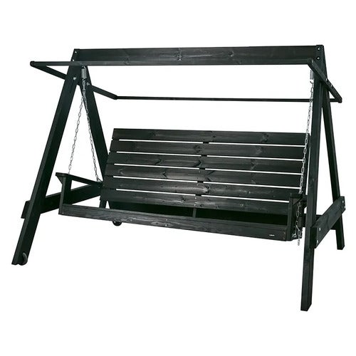 Kornhult hængekøje Sort 