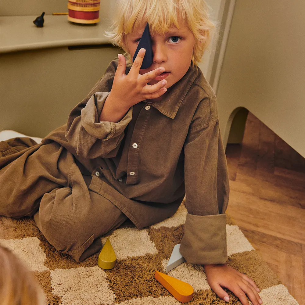 Vaskbar Tæppe Mara Tan