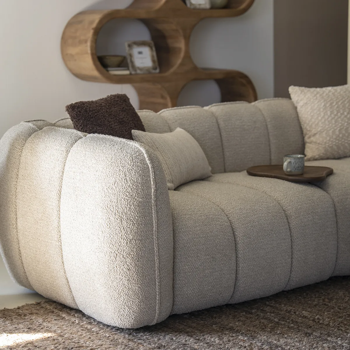 Sofa Cubetto (2,5-personers) Taupe