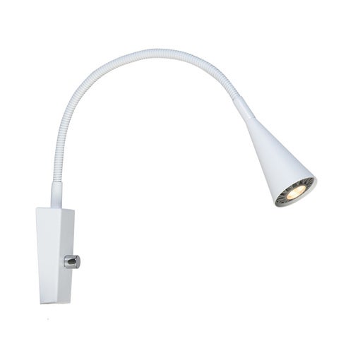 Ledro væglampe mat hvid Mr16 inkl. lyskilder