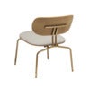Curious Lounge Chair Eg/Messing White Sands