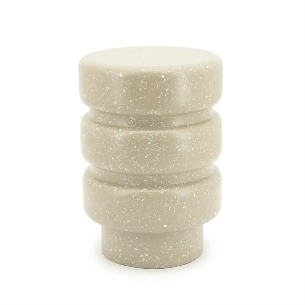 By-Boo, Spatter sidebord- taupe 30x30x43 cm