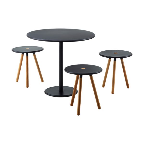 Area Sidebord/skammel lava grå 