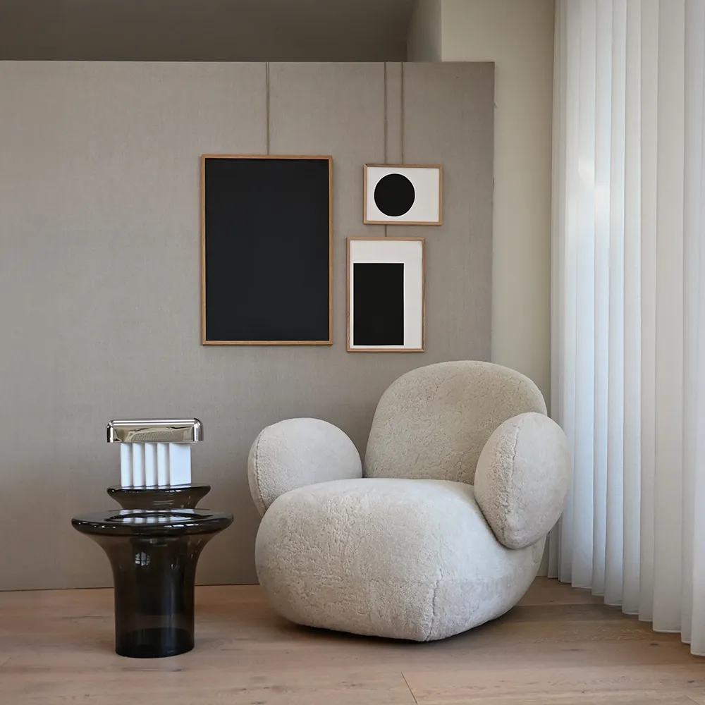 Toe Lænestol Flad - Fåreskind